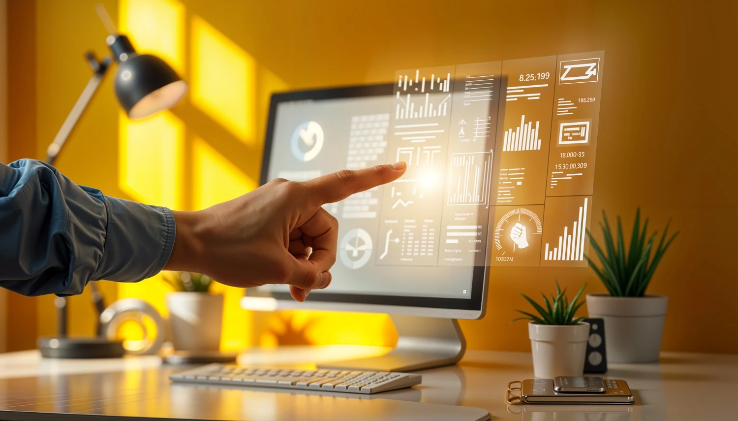 Company measurable growth analytics displayed in the best software company in Chennai.